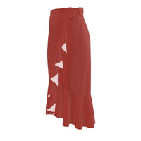 VÉRVE Flounce Long Skirt